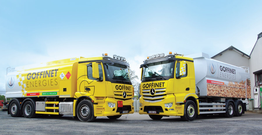 Livraison de mazout et pellets en Belgique par Goffinet Energies
